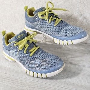 Ahnu Women's Blue Yoga Flex Running Cross Training Sneakers Shoes Size 8